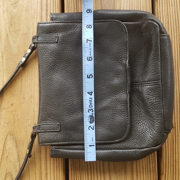 Fossil leather black crossbody bag - Picture 6 of 8